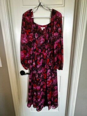 Steve Madden Floral Dress Long Sleeve